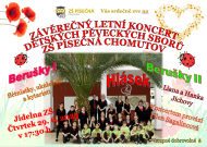 Pozvánka na Závěrečný letní koncert dětských pěveckých sborů