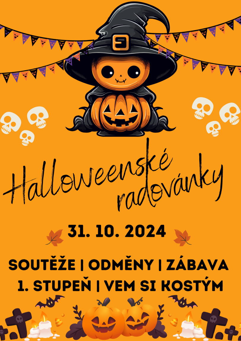 Halloweenské radovánky pro 1. stupeň na ZŠ Písečná – Den plný her, strašidel a zábavy!