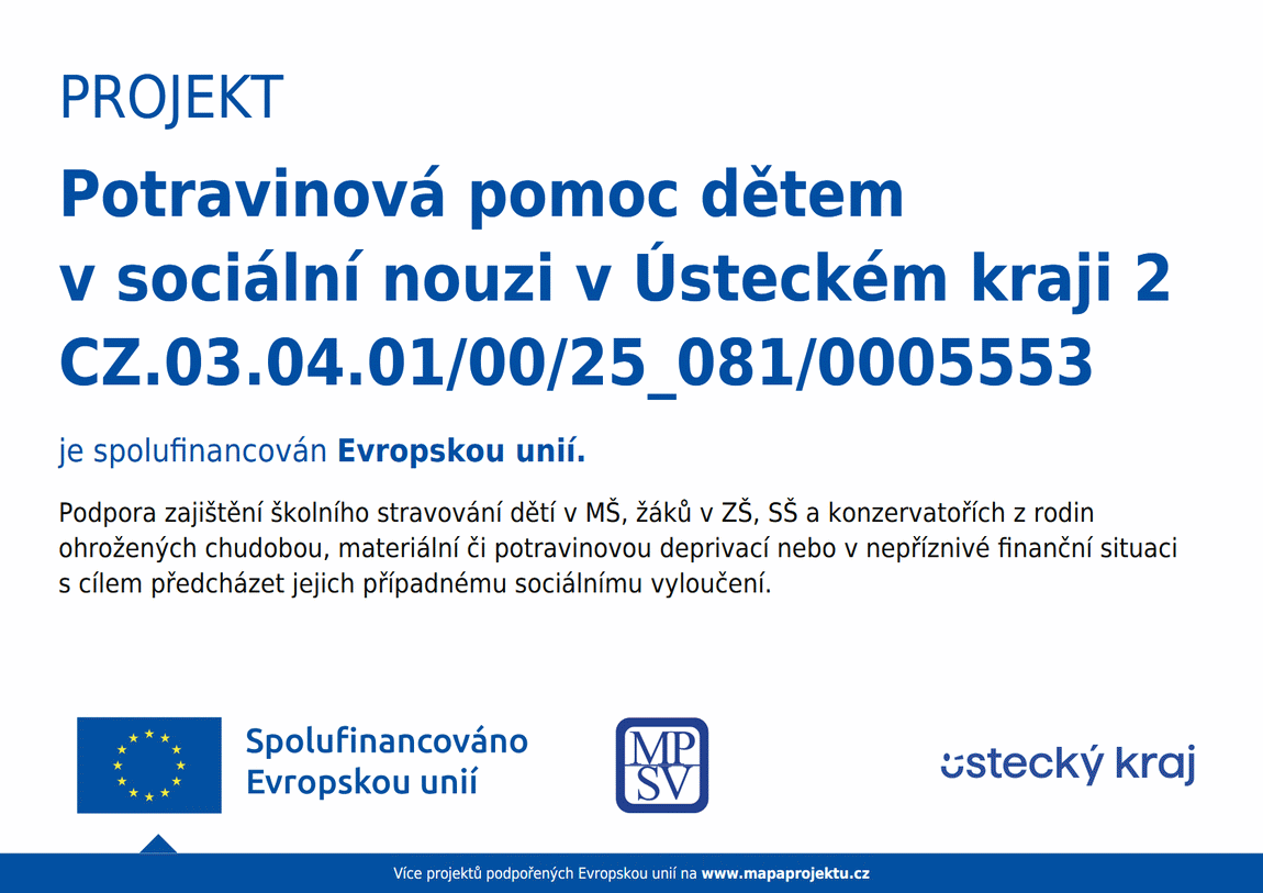 Projekt Potravinová pomoc dětem
